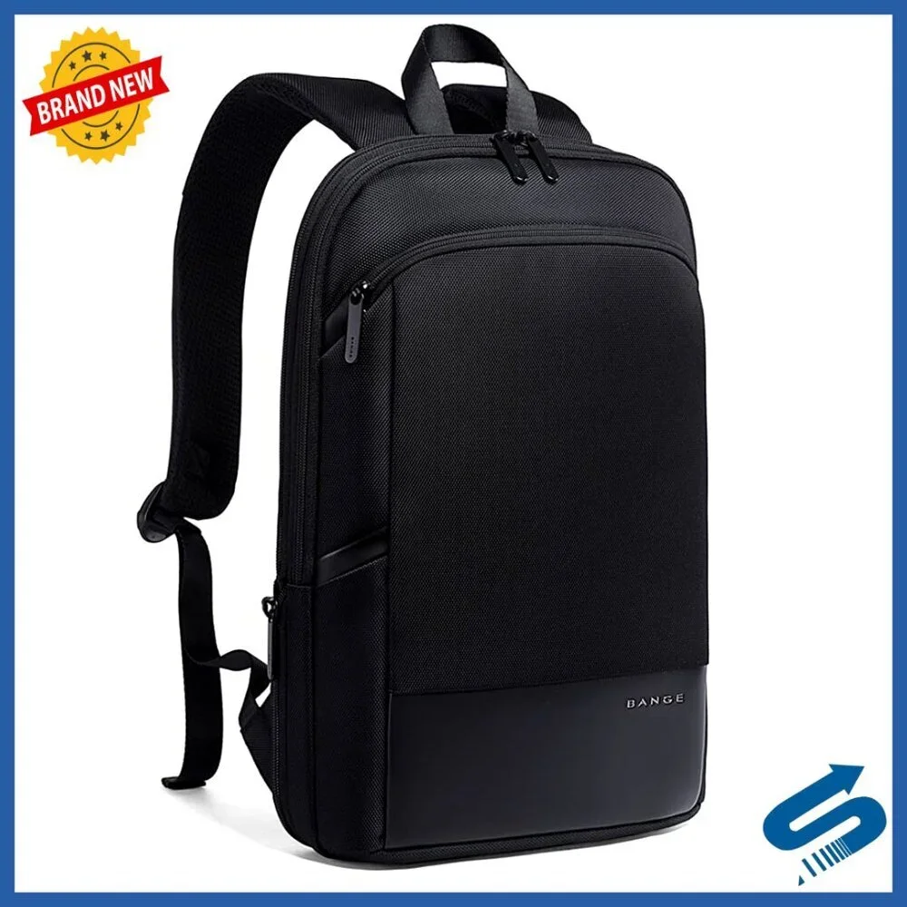 Slim Expandable Laptop Backpack Business Commuter Daypack Unisex Travel